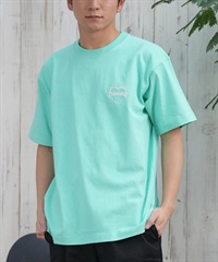THRASHER スラッシャー 半袖 Tシャツ メンズ フロント刺繍 オーバーサイズ 252TH1ST040 ムラサキスポーツ限定(GRN-S)