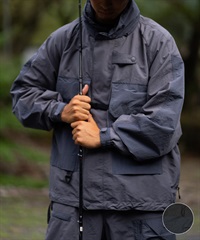 DEAR LAUREL ディアローレル アウター メンズ フィッシング 撥水 テクニカル キャスティング ジャケット セットアップ対応 D25F-0108(BLK-M)