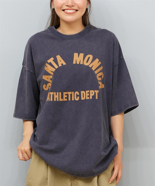 DEAR LAUREL ディアローレル 半袖 Tシャツ メンズ フロントプリント ヴィンテージ風 JM SANTA MONICA DL25S-JM01