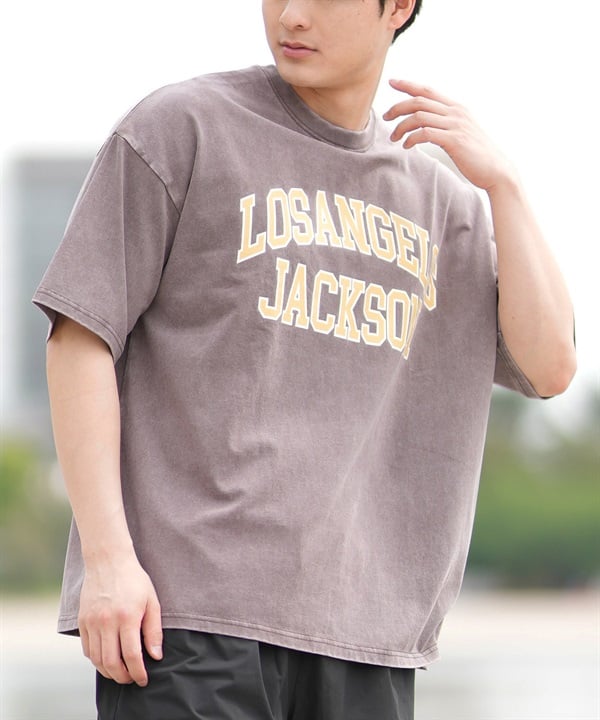 DEAR LAUREL ディアローレル 半袖 Tシャツ メンズ フロントプリント ヴィンテージ風 JM LA JACSON DL25S-JM02