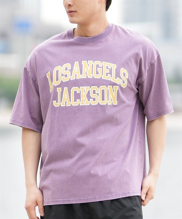 DEAR LAUREL ディアローレル 半袖 Tシャツ メンズ フロントプリント ヴィンテージ風 JM LA JACSON DL25S-JM02