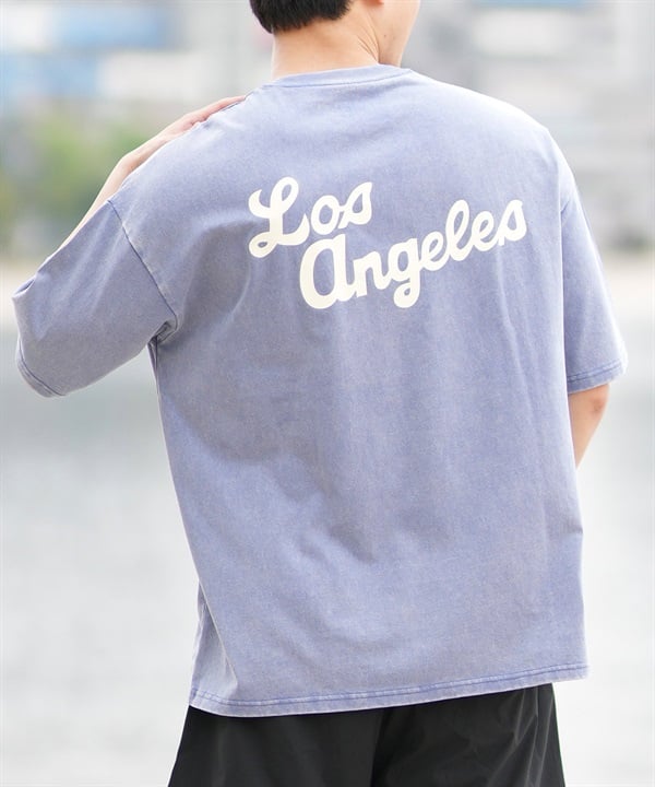 DEAR LAUREL ディアローレル 半袖 Tシャツ メンズ バックプリント ヴィンテージ風 JM LOS ANGELS DL25S-JM03