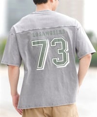 DEAR LAUREL ディアローレル 半袖 Tシャツ メンズ バックプリント ヴィンテージ風 JM FOOTBALL TEE DL25S-JM05(CHA-M)