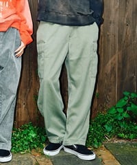 DEAR LAUREL ディアローレル ロングパンツ カーゴパンツ メンズ ロンパン TWILL CARGO PANTS D25F-3105(OLV-M)