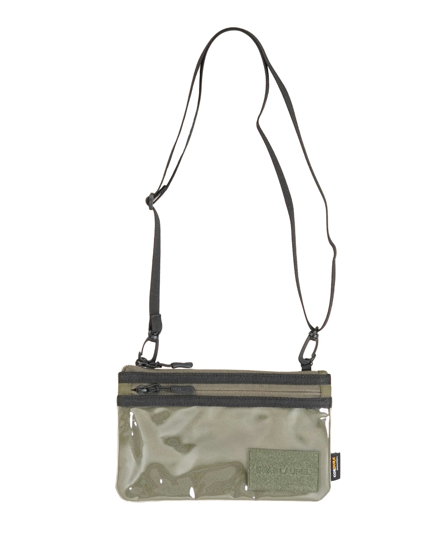 DEAR LAUREL ディアローレル ショルダーバッグ クリアポケット 0.4L URBAN SHOULDER DL25F10102(KHAKI-ONE)