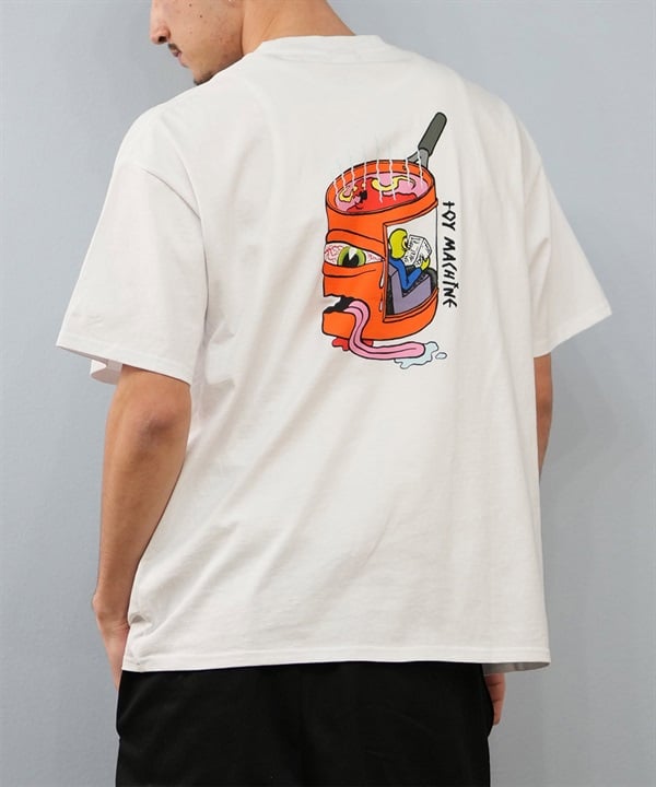 TOY MACHINE トイマシーン 半袖 Tシャツ メンズ バックプリント オーバーサイズ MTMSFST10 ムラサキスポーツ限定