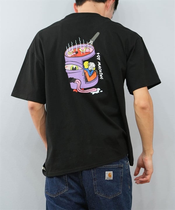 TOY MACHINE トイマシーン 半袖 Tシャツ メンズ バックプリント オーバーサイズ MTMSFST10 ムラサキスポーツ限定