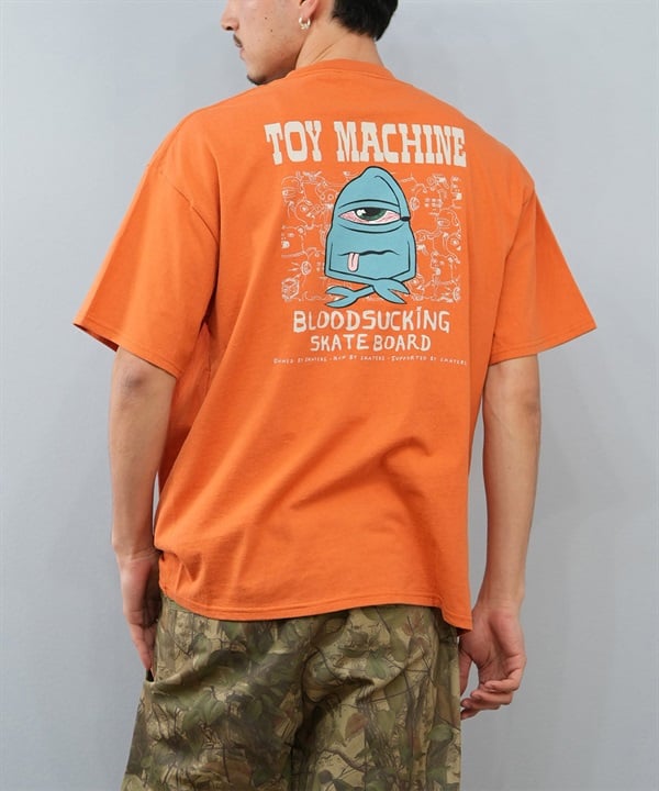 TOY MACHINE トイマシーン 半袖 Tシャツ メンズ バックプリント オーバーサイズ MTMSFST5 ムラサキスポーツ限定