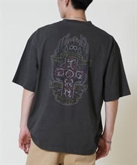 DOGTOWN ドッグタウン 半袖 Tシャツ メンズ バックプリント オーバーサイズ 253DT1ST002(BLK-M)