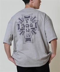 DOGTOWN ドッグタウン 半袖 Tシャツ メンズ バックプリント オーバーサイズ 253DT1ST004(GRY-M)