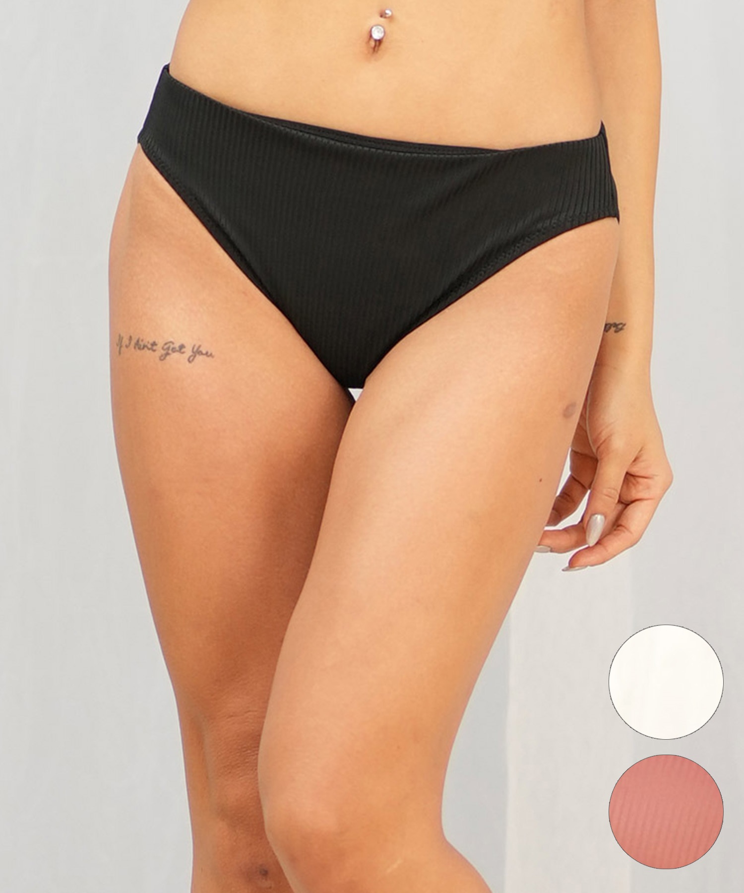 Beach Queen ビーチクイーン 水着 レディース ショーツ リブ 403811(WHT-9)