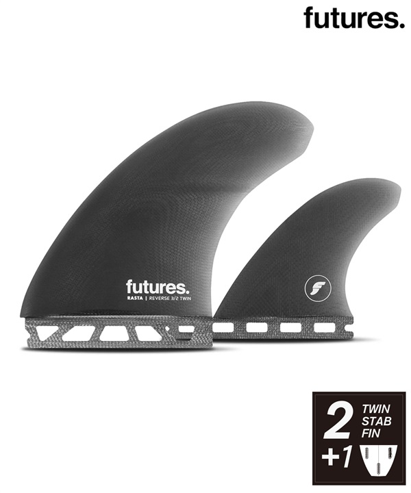 FUTURE フューチャー Rasta Reverse 3/2 Twin+1 ツイン＋スタビ サーフィン フィン ムラサキスポーツ 11007131FGENR32