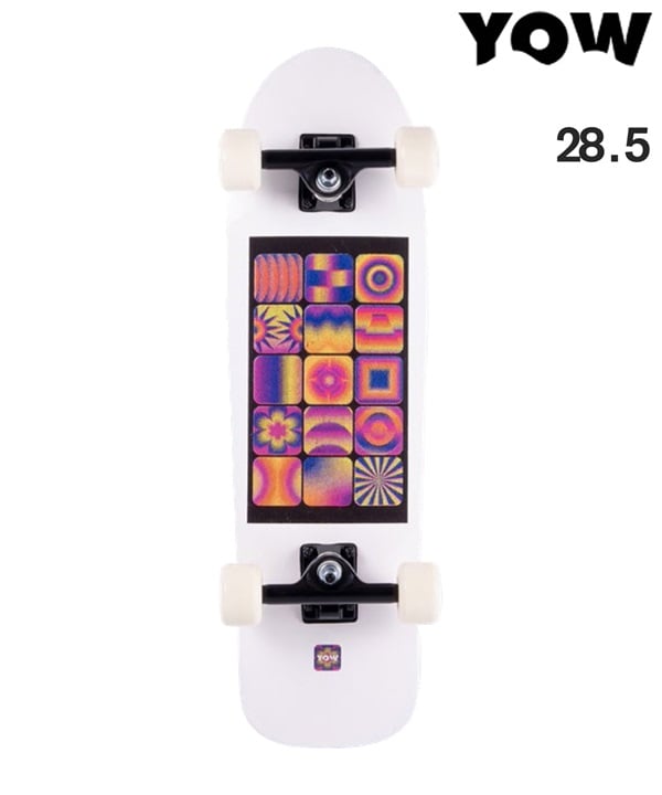 YOW ヤウ サーフ スケートボード コンプリート 28.5inch SIGNAL CRUISER 25 ムラサキスポーツ