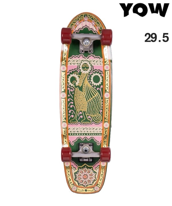 YOW ヤウ サーフ スケートボード コンプリート 29.5inch PERSIA CRUISER 25 ムラサキスポーツ