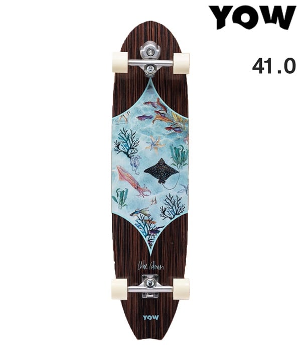 YOW ヤウ サーフ スケートボード コンプリート 41.0inch CALMON 25 ムラサキスポーツ