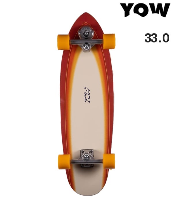 YOW ヤウ サーフ スケートボード コンプリート 33.0inch J-BAY SURFSKATE 25 ムラサキスポーツ