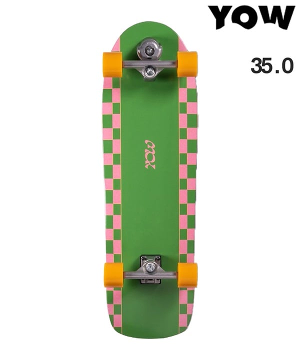 YOW ヤウ サーフ スケートボード コンプリート 35.0inch LA JOLLA SURFSKATE 25 ムラサキスポーツ