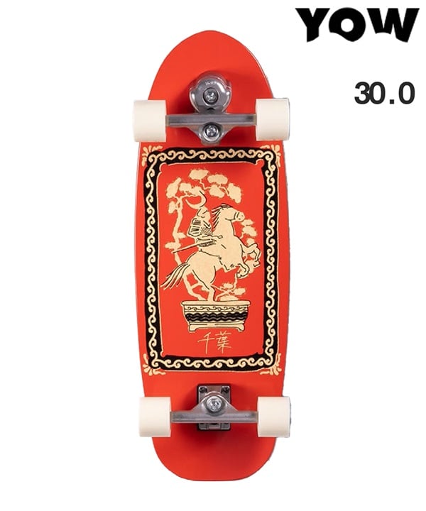 YOW ヤウ サーフ スケートボード コンプリート 30.0inch CHIBA SURFSKATE 25 ムラサキスポーツ