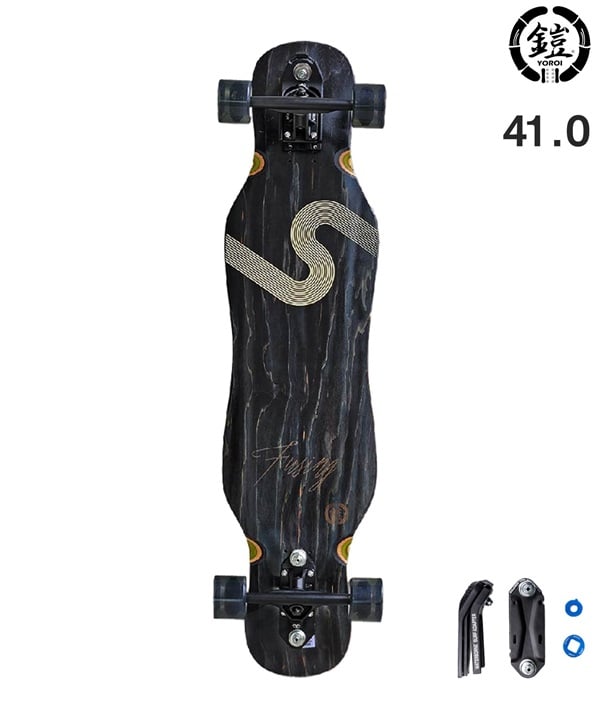 YOROI ヨロイ スケートボード ロングスケート 41inch FUSING 41LP+WAVER + WB ムラサキスポーツ