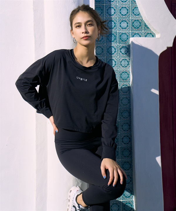 Ungrid アングリッド 水着 レディース ラッシュガード 長袖 Tシャツ ロンT 水陸両用 UVカット 551101