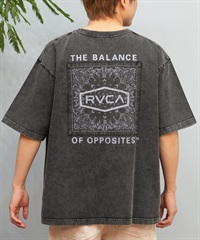 RVCA ルーカ 半袖 Tシャツ メンズ バックプリント BOXロゴ バンダナ柄 BF041-P20(KVCW-S)