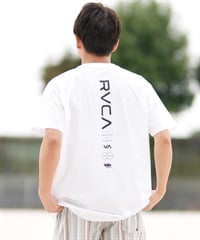 RVCA ルーカ 半袖 Tシャツ メンズ ラッシュガード 水陸両用 ユーティリティー ILL RVCA ESCAPE SFST BF041-871(WHT-S)