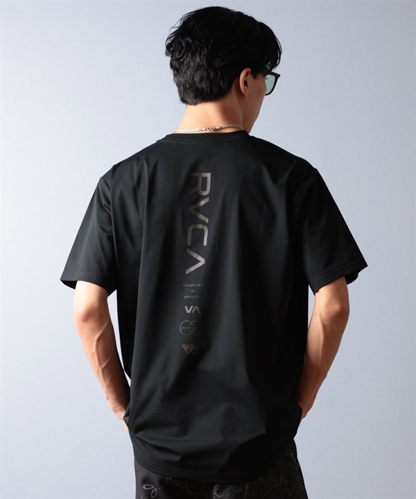 RVCA ルーカ 半袖 Tシャツ メンズ ラッシュガード 水陸両用 ユーティリティー ILL RVCA ESCAPE SFST BF041-871(BBL-S)