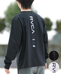 RVCA ルーカ 長袖 Tシャツ メンズ ラッシュガード 水陸両用 ユーティリティー RVCA ESCAPE SFLT BF041-876(BBL-S)