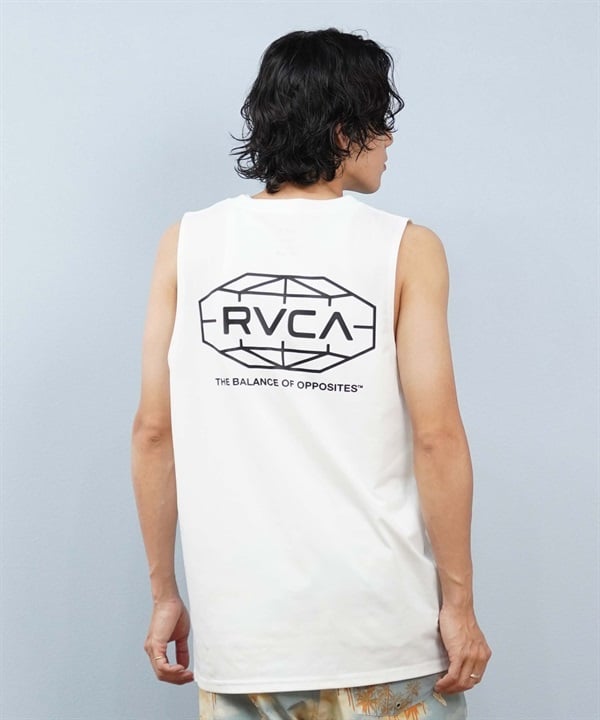 RVCA ルーカ 水着 ラッシュガード タンクトップ メンズ 水陸両用 バックプリント ロゴ BF04A-P88