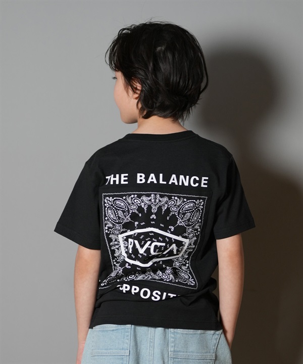 RVCA ルーカ 半袖 Tシャツ キッズ KIDS BANDANA BALANCE ST BF045-P20