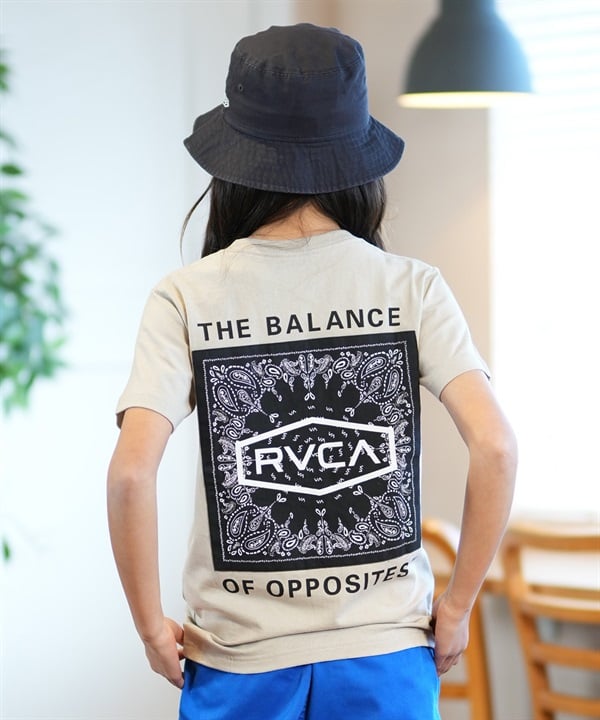 RVCA ルーカ 半袖 Tシャツ キッズ KIDS BANDANA BALANCE ST BF045-P20