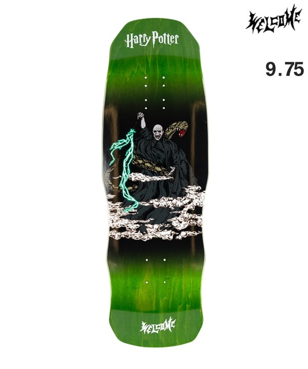 WELCOME ウェルコム スケートボード デッキ HARRY POTTER コラボ 9.75inch VOLDEMORT ムラサキスポーツ 初心者