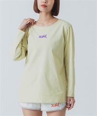 X-girl SPORTSエックスガールスポーツ長袖 Tシャツ レディース ロンT UVカット 吸水速乾 接触冷感 155251013004(LTYEL-M)