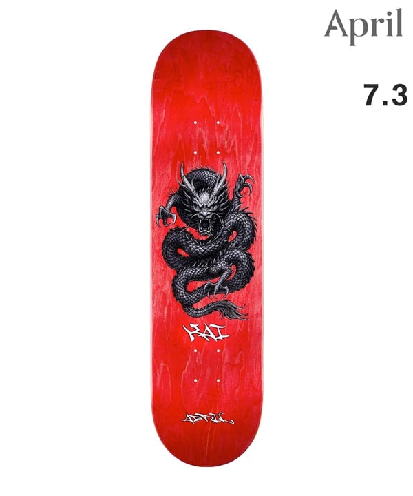 APRIL エープリル スケートボード キッズ デッキ 7.3inch KAI KISHI FANTASYムラサキスポーツ 初心者 おすすめ
