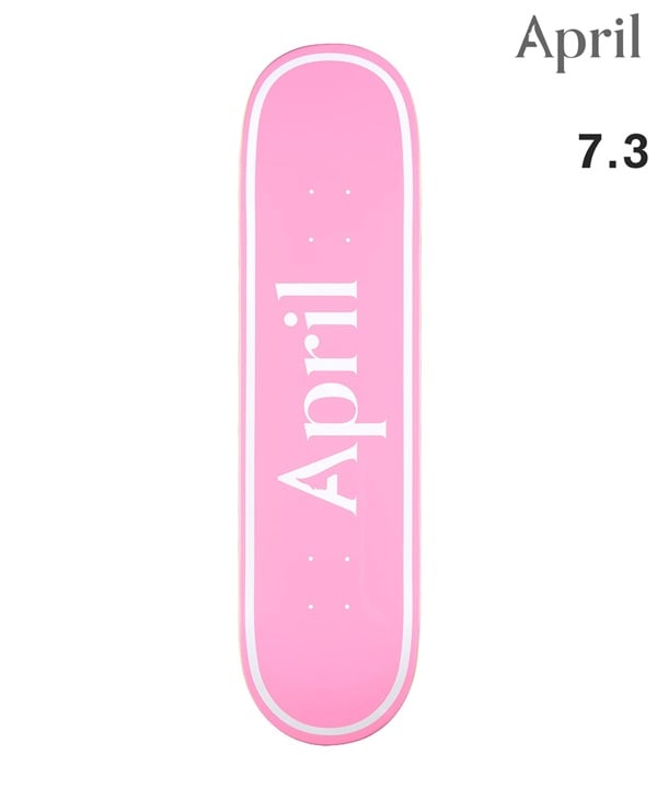 APRIL エープリル スケートボード キッズ デッキ 7.0~7.5inch OG LOGO PINK WHITE, BLACK BLUE ムラサキスポーツ 初心者 おすすめ