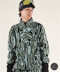 AUTUMN オータム VORTEX FLEECE スノーボード ウェア インナーウェア ユニセックス ムラサキスポーツ 25-26モデル MM D25【2526】(BARKCAMO-S)