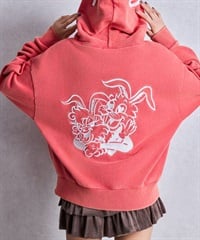 GYDA ジェイダ プルオーバー パーカー レディース GENUINE BUNNY スウェット パーカー 072552703101(RED-FREE)
