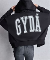 GYDA ジェイダ ジップアップ パーカー レディース GYDA LOOSE スウェット ZIP UP パーカー 072552908001(BLK-FREE)