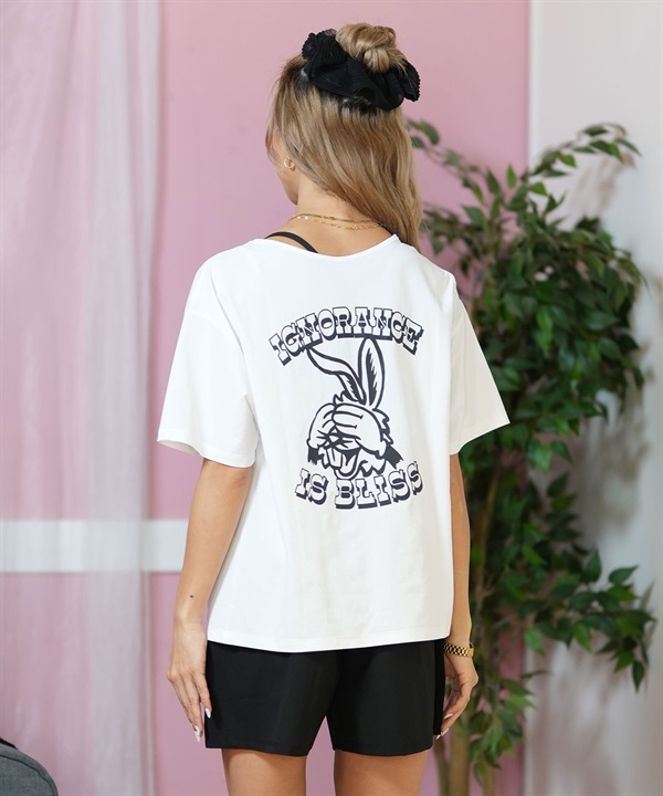 GYDA ジェイダ 水着 レディース  半袖Tシャツ バニー バックプリント 4点セット 404800