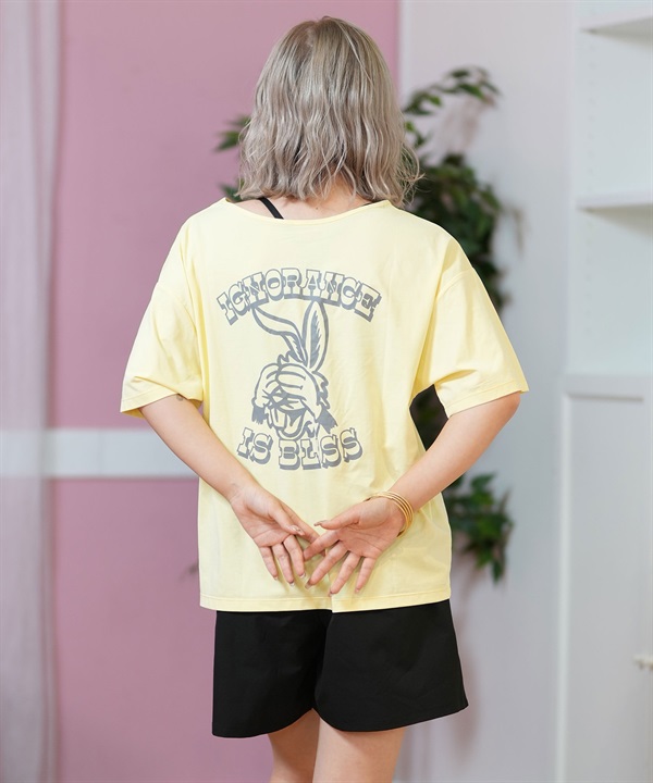 GYDA ジェイダ 水着 レディース  半袖Tシャツ バニー バックプリント 4点セット 404800