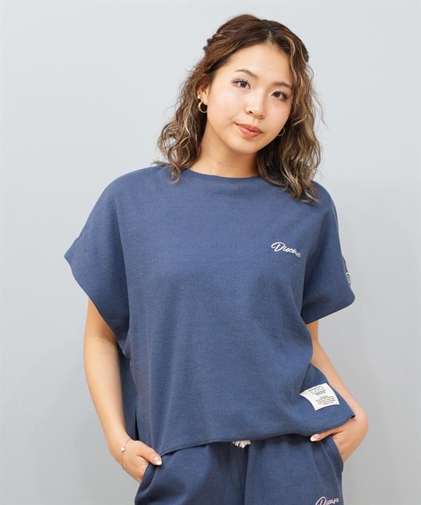 DISCUS ATHLETIC ディスカス アスレチック 半袖 Tシャツ レディース スウェット トレーナー セットアップ対応 5287-5600