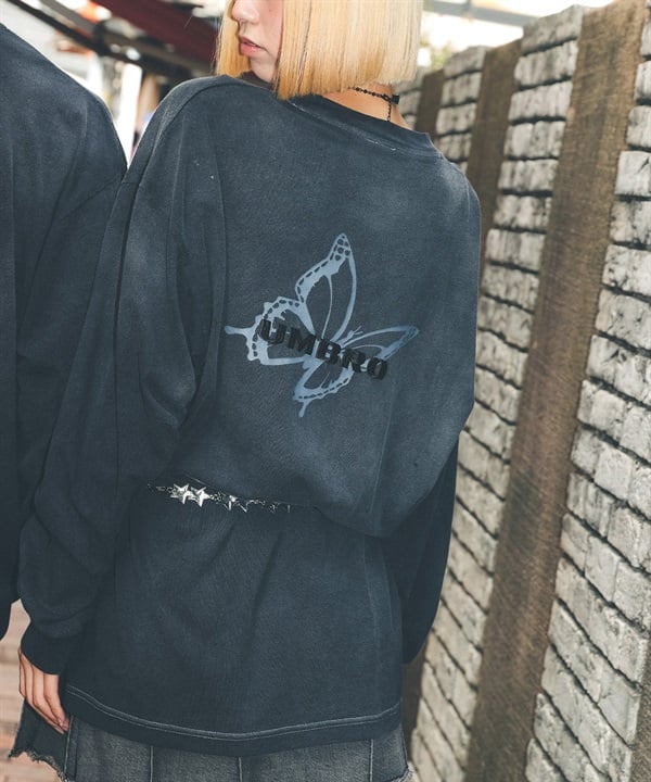 UMBRO アンブロ × Younger Song ヤンガーソング コラボ 長袖 Tシャツ ロンT MD27-LST02A ムラサキスポーツ限定