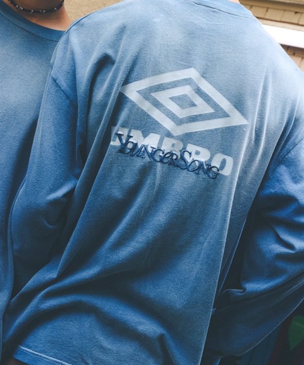 UMBRO アンブロ × Younger Song ヤンガーソング コラボ 長袖 Tシャツ ロンT MD27-LST02B ムラサキスポーツ限定