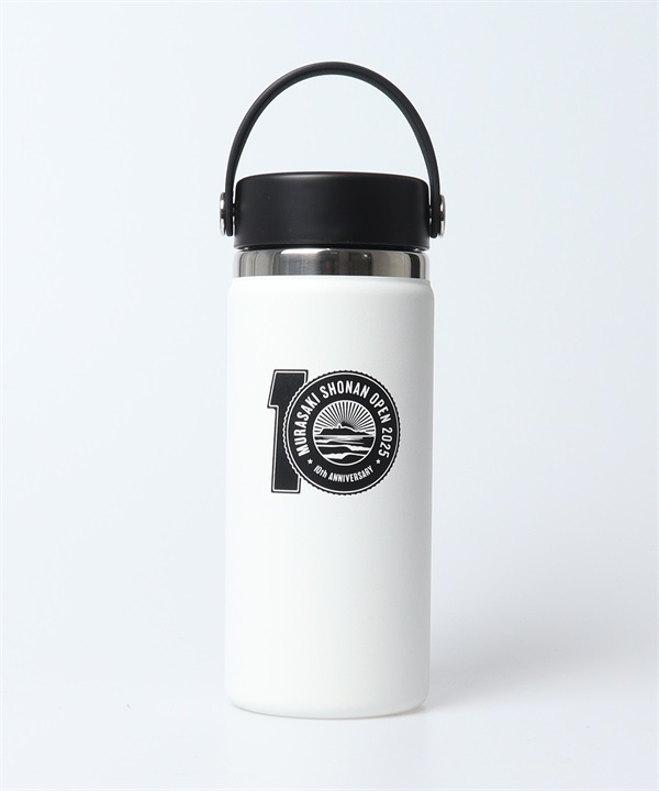 Hydro Flask ハイドロフラスク ステンレスボトル 16oz WM SHONAN OP 8900150010171 湘南オープン限定商品(White-ONE)