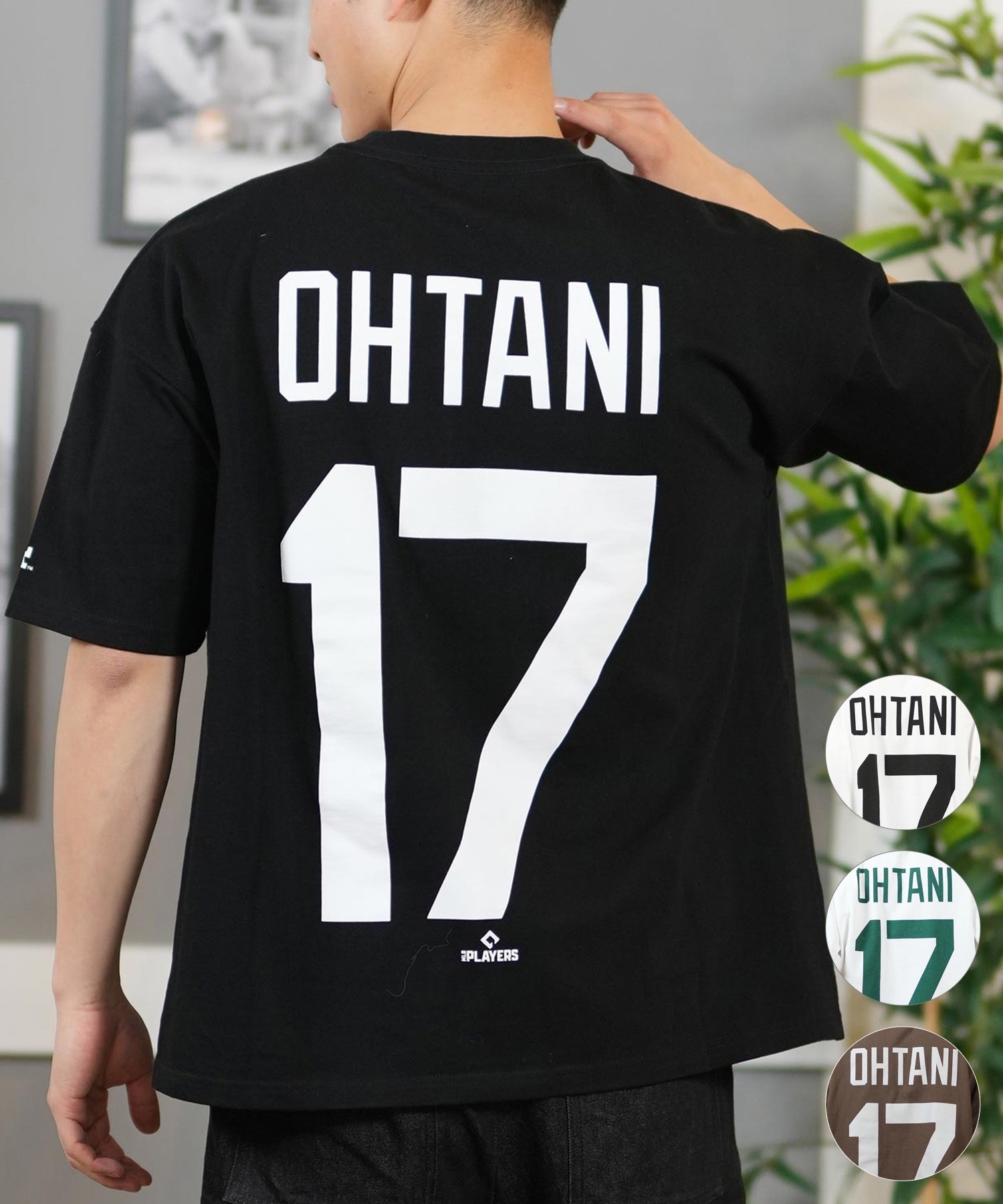 Fanatics ファナティクス 半袖 Tシャツ ロサンゼルス・ドジャース 大谷翔平 背番号 ML0125SS0011 ムラサキスポーツ限定(WHBK-M)