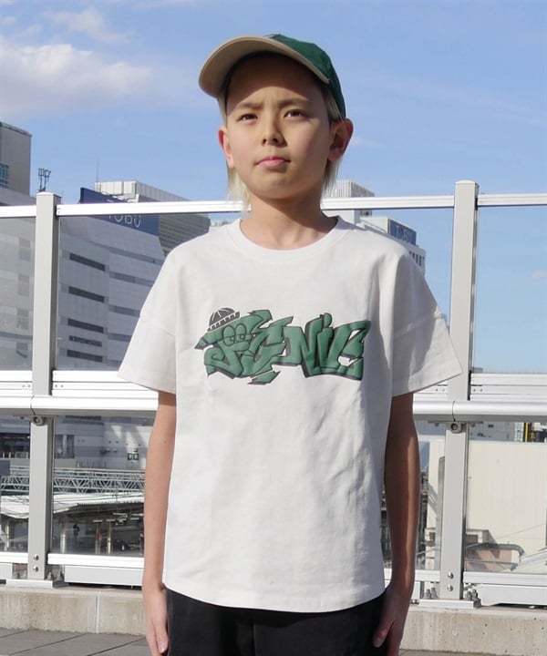 FORGET NEVER フォーゲットネバー 半袖 Tシャツ キッズ 252OO3ST561FN ムラサキスポーツ限定