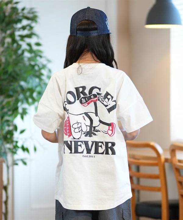 FORGET NEVER フォーゲットネバー 半袖 Tシャツ キッズ 252OO3ST562FN ムラサキスポーツ限定