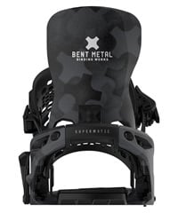 BENT METAL ベントメタル スノーボード バインディング ビンディング メンズ LIGHTNING SUPERMATIC 25-26モデル MM B15【2526】(BLACK-M)