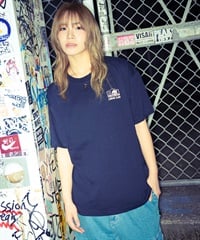 LURKING CLASS ラーキングクラス 半袖 Tシャツ レディース オーバーサイズ ユニセックス ST25STM01W ムラサキスポーツ限定(BLACK-M)