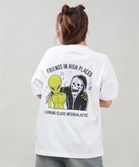 LURKING CLASS ラーキングクラス 半袖 Tシャツ レディース オーバーサイズ ユニセックス ST25STM02W ムラサキスポーツ限定(WHITE-M)